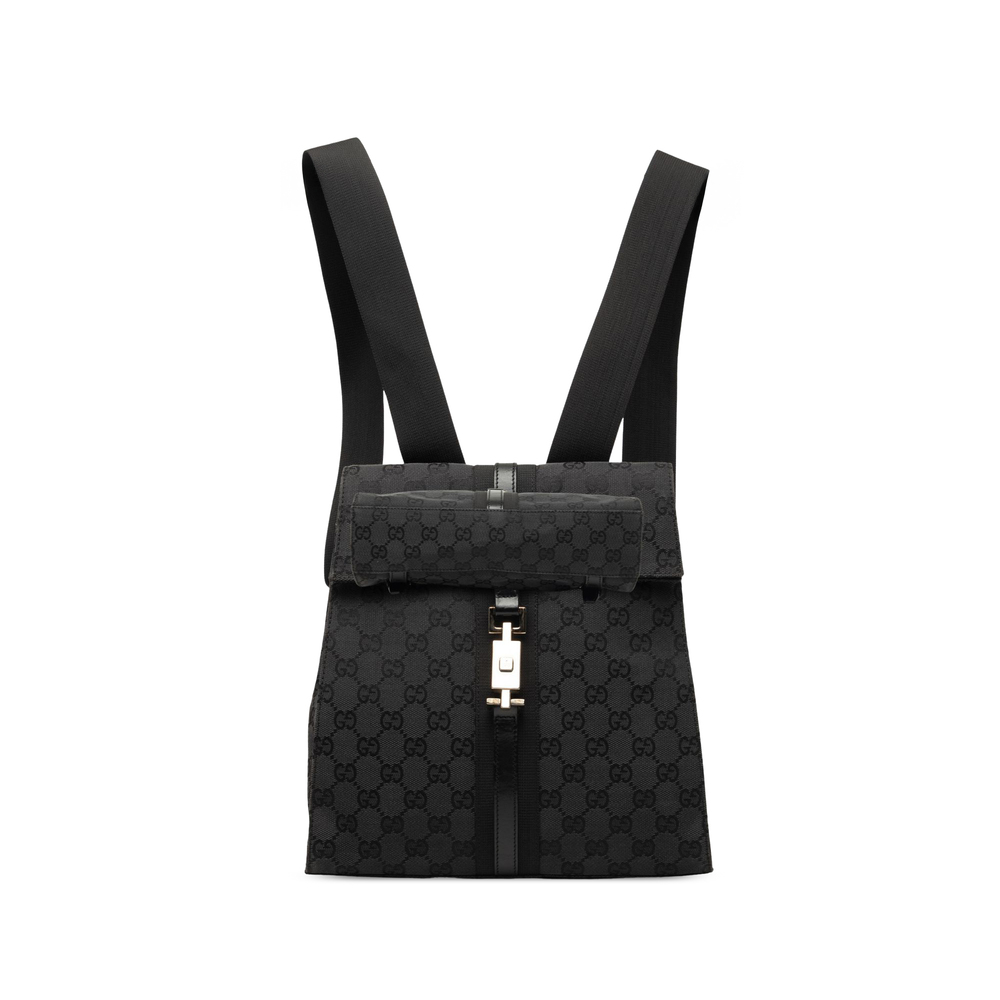 Pre-Loved Gucci GG Canvas Jackie Backpack